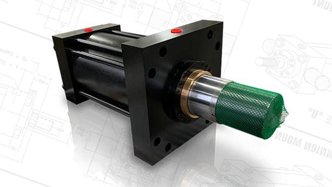 Heavy duty hydraulic cylinder